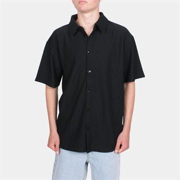 Grunt Shirt Esteban Plisse Black